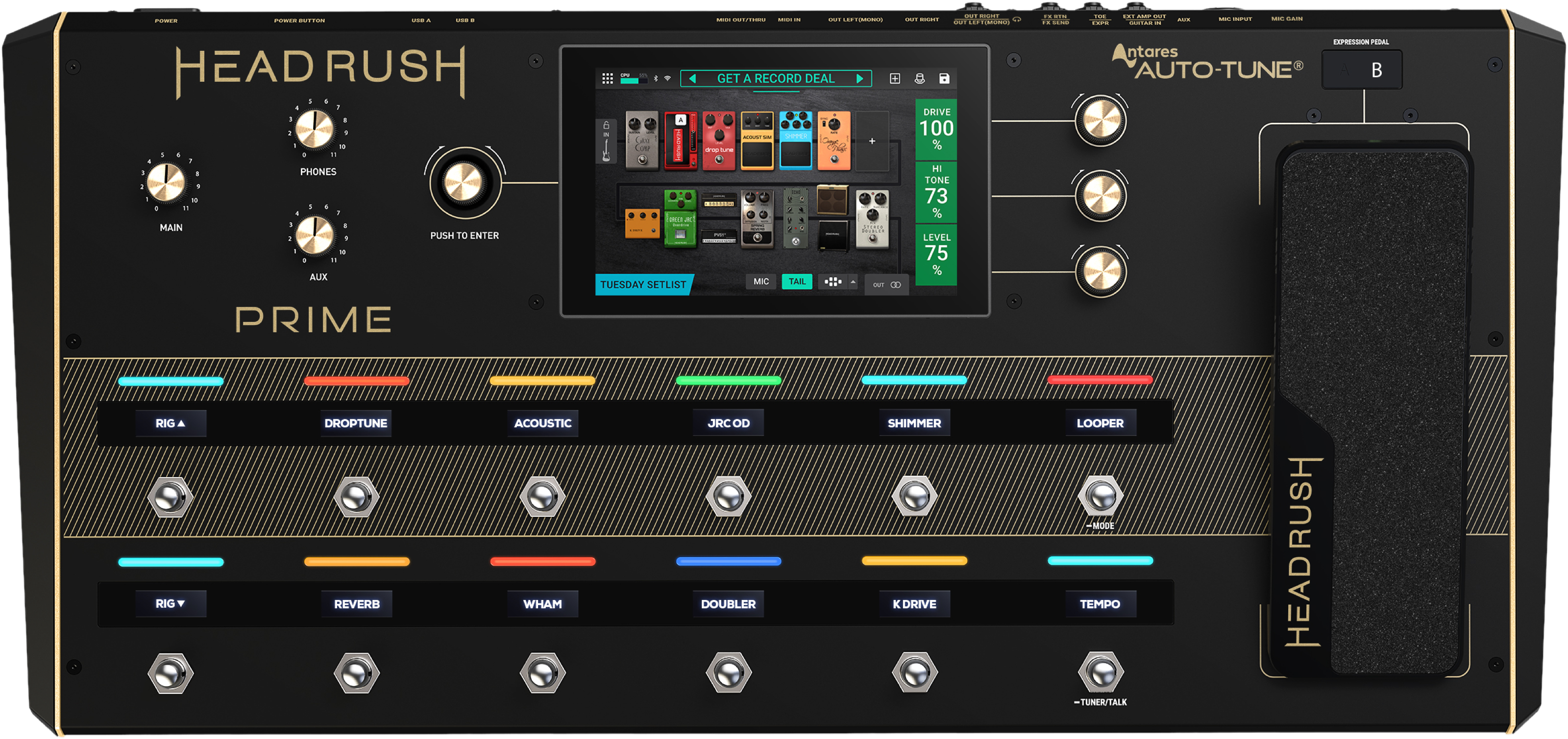 HeadRush Prime - Guitar FX/Amp Modeler/Vocal Processor